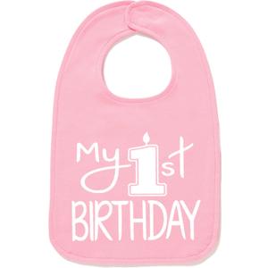Aiden's Corner Handmade Cute Baby Boy Girl First Birthday Smash Cake Bibs My 1st Birthday Bib