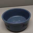 Sweejar Ceramic Dog Bowls with Bone Pattern, Dog Food Dish for Medium Dogs, Porcelain Pet Bowl for Water 35 Fl Oz (Fog Blue)