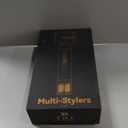 Blow Dryer Brush 7 in ONEAutowrap Curling Wand, 110,000 RPM High-Speed Negative Ionic Hair Dryer with Diffuser Concentrator, Round Brush Blow Dryer Air Styler, Volumizing Hair Styling Tools (White Gold)