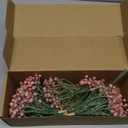 Floroom 18pcs Artificial Babys Breath Gypsophila Greenery Sprays, Real Touch Dusty Rose Blush Pink Fake Flowers for Wedding Bouquets Centerpieces Floral Arrangements and Decorations