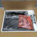 SUPERJARE Nightstand with Charging Station, Bed Side Table with Adjustable Fabric Drawer, Night Stand for Bedroom, 3-Tier Storage End Table, for Living Room, Charcoal Gray (M (11.8"D x 15.7"W x 23.4"H))