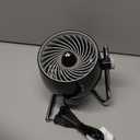 Vornado Pivot3 Compact Air Circulator Fan with Pivoting Axis, 3 Speed Settings, Removable Grill for Cleaning, Perfect for Home, Office, Dorm Use, Black
