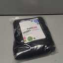 FantaLook Mens 80S Long Curly Black Rocker Costume Wig