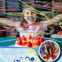 No Mess Streamers,12Pack Colorful No Mess Confetti Poppers,Party Poppers for Birthday,Wedding,Celebrations,School Opening,Graduation,Retirement Party (Blue Multicolor)