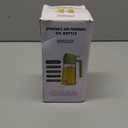 16oz/470ml Glass Olive Oil Sprayer for Cooking - 2 in 1 Olive Oil Dispenser for Kitchen Gadgets, Air Fryer, Salad, and BBQ (beige)