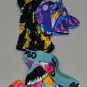 PSD Underwear Boys Boxer Briefs - Animal Print, Comfortable Active Underwear for Boys, Packs & Singles (Medium, Pizza Party 3-pack)