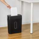 Amazon Basics 12-Sheet Cross-Cut Paper and Credit Card Shredder with Overheat Protection, Black (New Model)