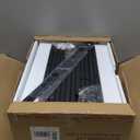 Organization and Storage, 5 Tier Bookshelf, Tall Bookcase with Shelves, Wood and Metal Book Shelf Storage Organizer, Industrial Display Standing Shelf Unit for Bedroom, Living Room, Rustic Brown