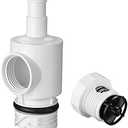Pressure Relief Valve&Quick Disconnect Fit for Zodiac Polaris Pool Cleaner - 9-100-9002 Relief Valve and D29 UWF Quick Disconnect Wall Fitting Kit Fits Polaris 180 280 360 380 480 3900 Pool Sweeper