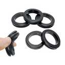 1-3/4 Inch Rubber Grommets, 1-9/16 ID, 6PCS Rubber Grommets for Wiring, Rubber Hole Grommet for Wires, Cables, Plugs, Automotive
