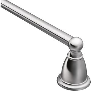 Moen YB2224CH Brantford Collection 24-Inch Bathroom Single Towel Bar, Chrome