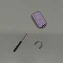 for Honda Key Fob Cover with Keychain, Car Key Case Shell Protector for Honda Accord | Civic | Pilot | CRV Passport Insight EX Fit Odyssey | 2015-2021 | 5 Buttons, Purple