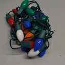 Abeja C9 Multicolor Christmas Light Outdoor, 25Ft Vintage Christmas String Lights with 26 Multicolored Bulbs, Hanging Roofline Lights for Christmas Tree Patio Garden Party Decor, Green Wire