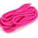 BCB Wear Round Shoelaces 3/16" Thick Solid Colors for All Shoe Types Several Lengths (Hot Pink-27)