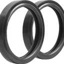 AR-PRO 2-Pack 79108500 Pool Light Gaskets Compatible with Pentair O-344, AquaLight and SpaBrite Pool and Spa Lights - 3.42 Inch ID, 4.3 Inch OD - Watertight Silicone Seal (Black)