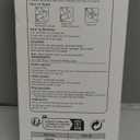 RUOKEXIN Long Stiletto Press on Nails French Tip Fake Nails White Ombre False Nails with Gold 3D Flower Designs Almond Nail Press ons Fall Sparkly Acrylic Artificial Nails for Women 24Pcs