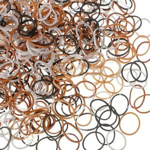 Hicarer 1000 Mini Rubber Bands Soft Elastic Bands for Hair Braids(1.5 cm,Elegant Color)