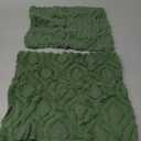 MIULEE Sage Green Throw Pillow Covers 18x18 Inch, Soft Spring Plush Faux Wool Couch Pillow Covers Set of 2 Decorative Farmhouse Boho Throw Pillows for Sofa Living Room Bed