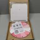 12-Inch Spinning Wheel for Baby Shower & Bridal Shower Games - Prize Wheel Spinner with Stand & Heart Shape Arrow - Funny Bachelorette Party Games Ideas(Pink)