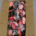 Miracliy 8Pcs 66FT Pink Flower Garland, Artificial Rose Floral Vines Fake Hanging Spring Flower Garland for Wall Backdrop Wedding Arch Tea Party Door Mantle Decoration