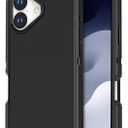 Designed for iPhone 17 Case,[Without Screen Protector] Shockproof/Dust/Drop Proof 3-Layer Full Body Protection Rugged Heavy Duty Phone Case Cover for iPhone 17 6.3", Black
