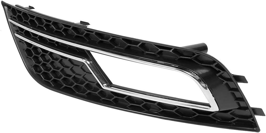 X AUTOHAUX Car Front Bumper Left Side Fog Light Grille Lamp Cover 8K0807681K for Audi A4L B9 S4 RS4 2013-2016