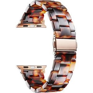BINLUN Compatible with Apple Watch Bands 38mm 40mm 41mm 42mm 44mm 45mm 46mm 49mm for Women Men Lightweight Resin Watch Straps Compatible with iWatch Series 11/10/9/8/7/6/5/4/3/2/1/Ultra3 2 1/SE3 2 1
