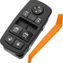 Window Switch Fits for 2015-2022 Dodge Challenger.Left Front Driver Side Control Door vidrios Master Power Switch. Replaces 68183752AB 68183752AC 68183752AD 68183752AE 68320752AB (Green Light)