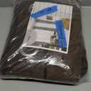 YoungsTex Dark Brown Velvet Curtains 84 Inch Length 2 Panels Set for Living Room, Chocolate Blackout Drapes Thermal Insulated with Grommet Privacy for Dining Bedroom, 2 Panels, 52 X 84 Inch