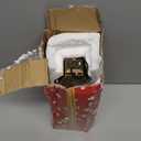 10'' Lighted Cardinal Music Snow Globe Water Lantern with Swirling Glitter Decoration for Christmas Home, Living Room, Battery Operated or USB Powered