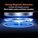 Designed for iPhone 15 Pro Max Case, Compatible with Mag-Safe, Frosted Translucent Slim Case with Built-in Aluminum Alloy Lens Bracket, Military-Grade Drop Protection with Airbag Corners, Black