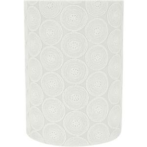 Aspen Creative 31126 Transitional Drum (Cylinder) Shaped Spider Construction Lamp Shade in White, 8" wide (8" x 8" x 11")