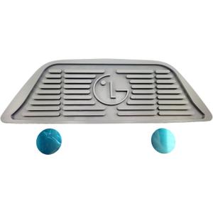 Refrigerator Drip Catcher Trays for LG Thinq Refrigerators, Exact Fit, Multiple Models (Grey)