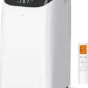 14000 BTU Portable Air Conditioners, Cooling,Fan,Dehumidification,Sleep Mode for Large Rooms up to 700 Sq.Ft, AC Unit with Remote Control, 24H Timer, Installation Kits Included