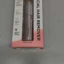 Facial Hair Removal for Women: Electric Face Razor with LED Light - Painless & Instant Results Mini Shaver for Travel Use (Rose Gold)