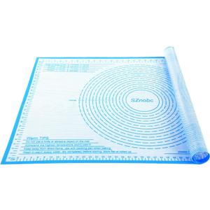 Silicone Pastry Mat 36x24 Inch Nonstick Baking Mat Perfect for Dough Mat, Pastry Board, Kitchen Counter Mat - For Dough, Pastry, Pie Crust, Fondant, Cookies, Bread, Pasta/Pizza, Blue