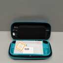 Orzly Switch Lite Accessories Bundle - Case & Screen Protector for Nintendo Switch Lite Console, USB Cable, Games Holder, Grip Case, Headphones, Thumb-Grip Pack & More (Gift Pack - Turquoise Blue)