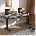 Veken 63×27.6 Inch Large Electric Standing Desk, Gaming Table, Black
Height Adjustable Sit Stand Up Computer Tables for Home Office, Study , Writing, Suit students, employees and group work