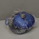 MELLERHOME 4.5 QT Enameled Cast Iron Dutch Oven, Heavy-Duty Casserole Dish and Braiser Pan with Lid and Stainless Knob, Safe for All Cooktops, Aqua Blue (4.5, Aqua Blue)