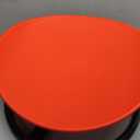 Kids Sensory Swivel Chair - Round Spinning Chair Seat for Balance, Coordination - Sensory Therapy Stool for Kids with Autism & ADHD - Active Indoor Play Set for Home & Classroom (Red)