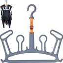 c-monsta Wetsuit Hanger is a Quick Drying Heavy Duty Hanger for Wetsuit, Gloves and Boots (V2 Grey)