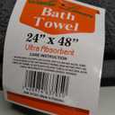 KAHAF COLLECTION 100% Cotton Bath Towels, 24x48 Pack of 6 Towels, Quick Dry, Highly Absorbent, Soft Feel Towel, Gym, Spa, Bathroom, Shower, Pool, Luxury Soft Towels (Grey, 24x48-6 Pack)