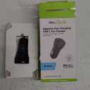 Cell Candy Adaptive Fast Charging Usb Car Charger Black, 20 Watts