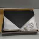 WOWLIVE Corner Bread Box for Kitchen Countertop, Large Vintage Bread Storage Container Bin for Homemade Bread, Double Layer Farmhouse Bread Holder for Kitchen, Cabinet, Pantry (Black, Extra Large)