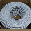 MONK CABLES | CAT6 Plenum Cable 1000ft | UTP, 23AWG, 550MHz | DSX-8000 Certified | Most Certified Cable of The Whole Market (White)