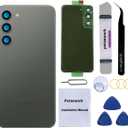 Rear Back Glass Replacement for Samsung Galaxy S23 with Reparing Toolkit and Manual (Green)