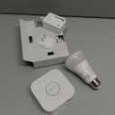 Philips Hue Smart Light Starter Kit - Includes (1) Bridge and (4) 75W A19 E26 LED Smart White and Color Ambiance Bulbs - Control with App - Compatible with Alexa, Google Assistant, and Apple HomeKit (3 Bulb Missing )