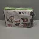 Giant bean 72PCS Fire Station Wooden Train Track Electric Train Set, Gift Packed Toy Railway Kits for Kids, Toddler Boys and Girls 3,4,5 Years Old and Up, Christmas Birthday Gift Toy for Kids