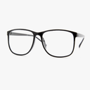 grinderPUNCH Large Nerdy Thin Plastic Frame Clear Lens Glasses