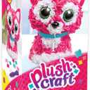 The Orb Factory PlushCraft Kitty 3D Kit, Pink/White/Blue, 5" x 4" x 10" (72889)